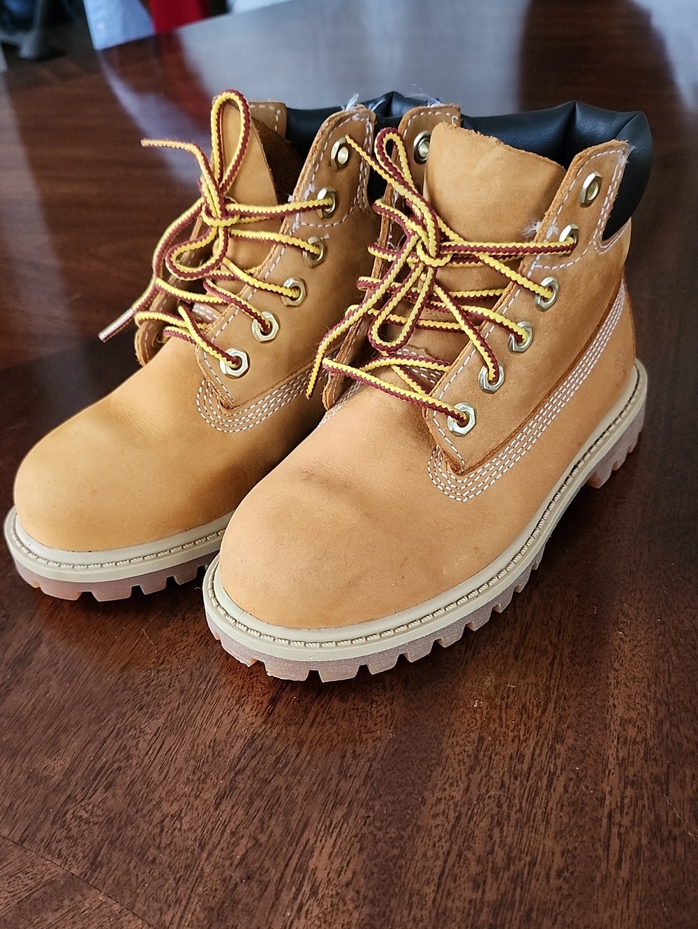 Timberland Kids' Leather Wheat Boots - 10.5